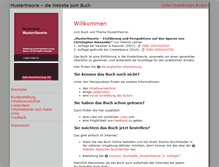 Tablet Screenshot of mustertheorie.de